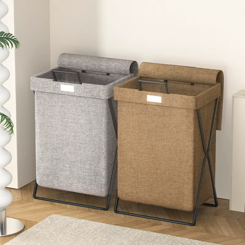 Laundry basket, storage basket, foldable storage system