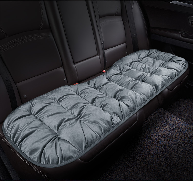 Daifa car cushion winter plush seat cushion thickened rear row Universal New Single piece square cushion feather velvet seat cushion