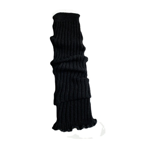 Vertical striped knitted socks to keep warm jk girls Japanese college style knee-protecting boots covers over-the-knee parent-child pile of socks