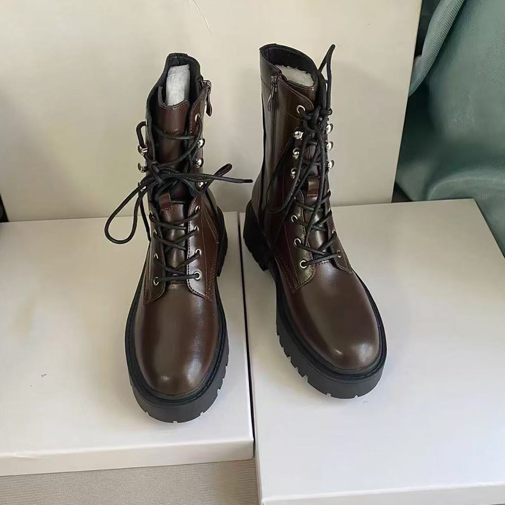 Retro Women's Over The Knee Martin Boots Thick Soled Side Zipper_voghion.com