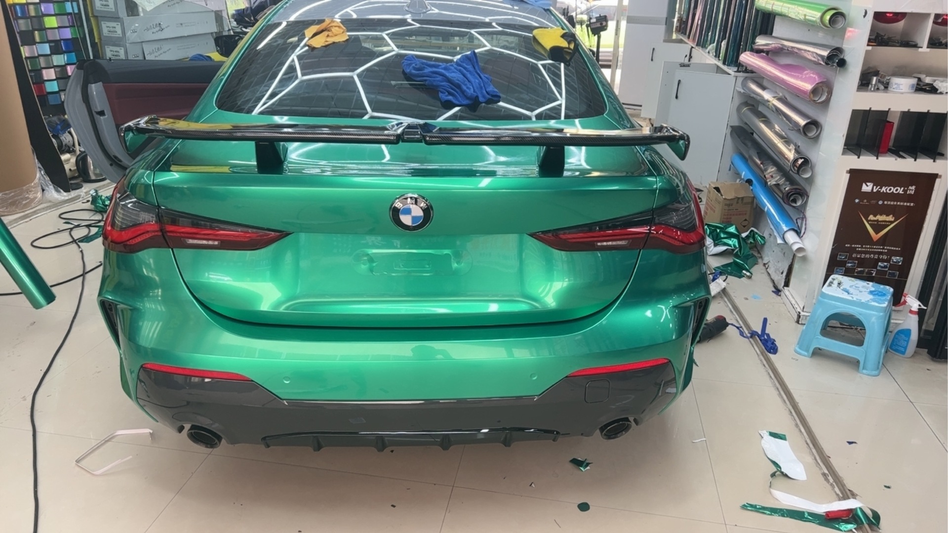General Motors Modified Large Rear Wing Sedan K General Motors GT Fixed Wind Wing Spoiler Car Modified Pressure Rear Wing