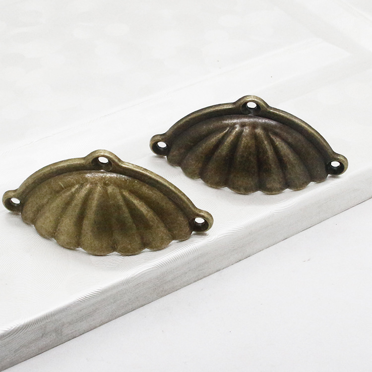 Zinc alloy hand -drawn drawer hand -made antique furniture wooden…