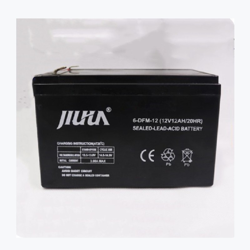 JIUHUA九华蓄电池12V12AH 免维护6-FM-12消防/电梯/门禁 质保一年