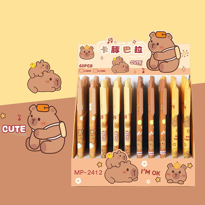0.70.5 lápiz de color caramelo lápiz móvil de dibujos animados lindo pluma automática Lápiz automático de estudiante de escuela primaria de primer grado