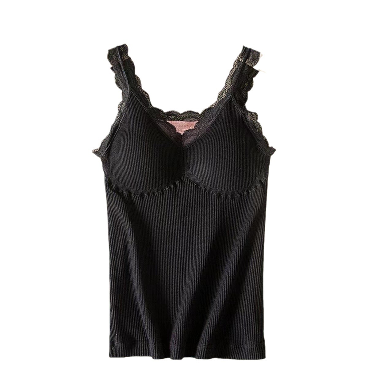 Ropa interior térmica de otoño e invierno chaleco térmico de mujer con almohadilla en el pecho