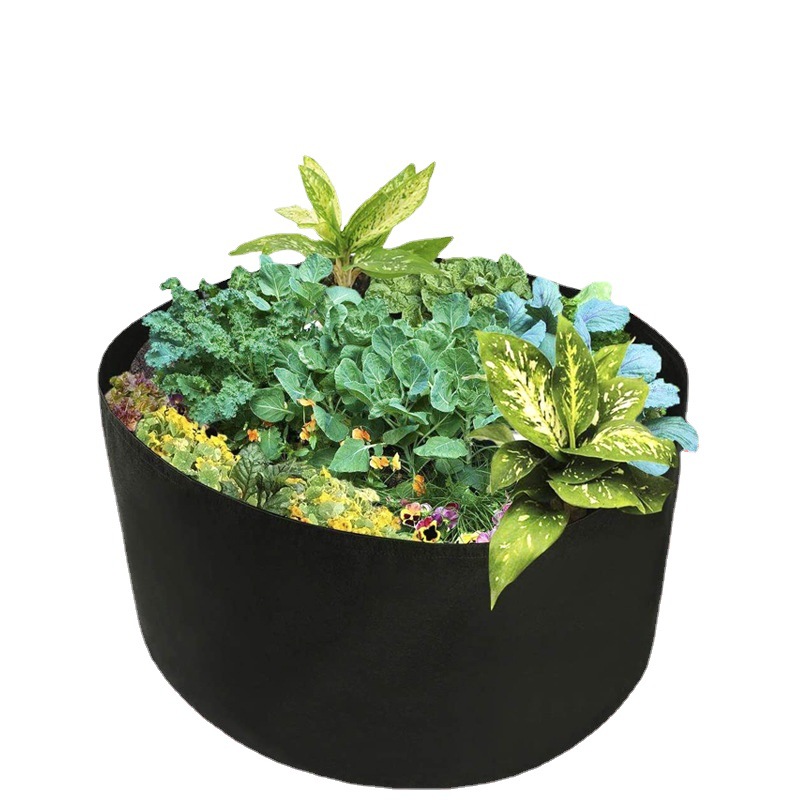 毛毡圆形种植桶 厂家供应 毛毡种植袋蔬菜育苗花卉植物生长栽培袋