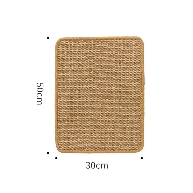 Placa de agarre para gatos de sisal, resistente al desgaste y sin caspa, placa de garra de gato grande, nido de gato integrado, protección de sofá anti-agarre para gatos, almohadilla resistente al agarre