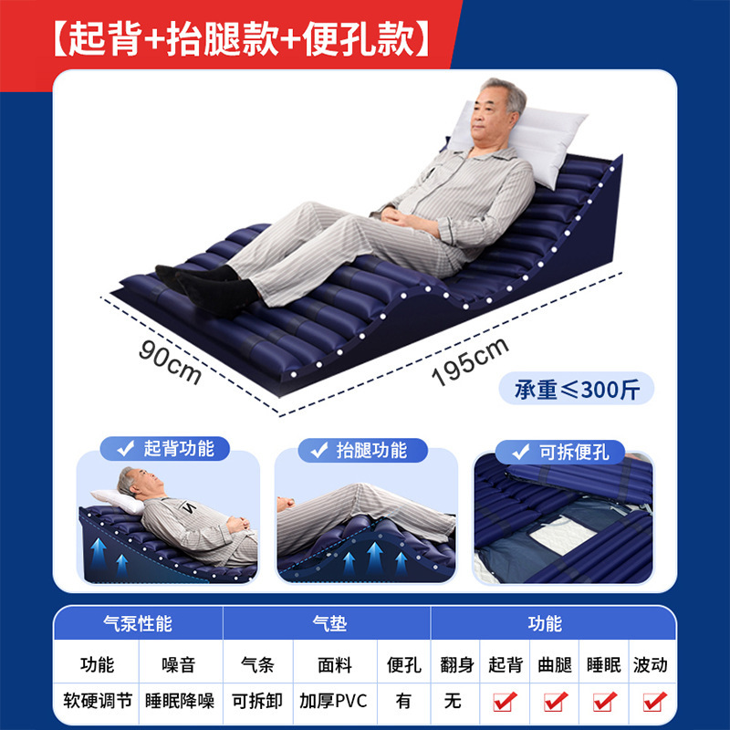 医用防褥疮气床垫 瘫痪病人老人卧床充气床垫 多功能翻身护理床垫|undefined
