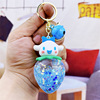 Cartoon keychain with bow, trend pendant