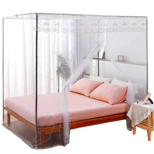 Encrypted mosquito net for home bedroom old-fashioned floor-standing 1.8m double 1.5m bed universal 1.2m single door student dormitory