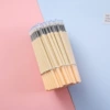 Yellow coloured pencils, pen
