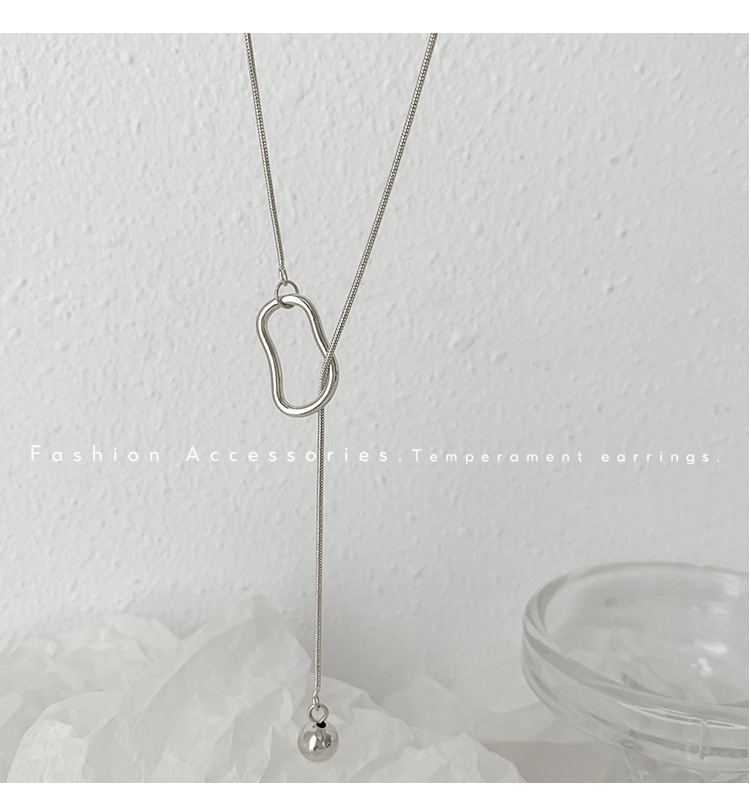 Solid Color Pattern Women'S Gender Real Gold Plated Solid Color 304 Stainless Steel INS Style Waterproof Non Tarnish Necklace