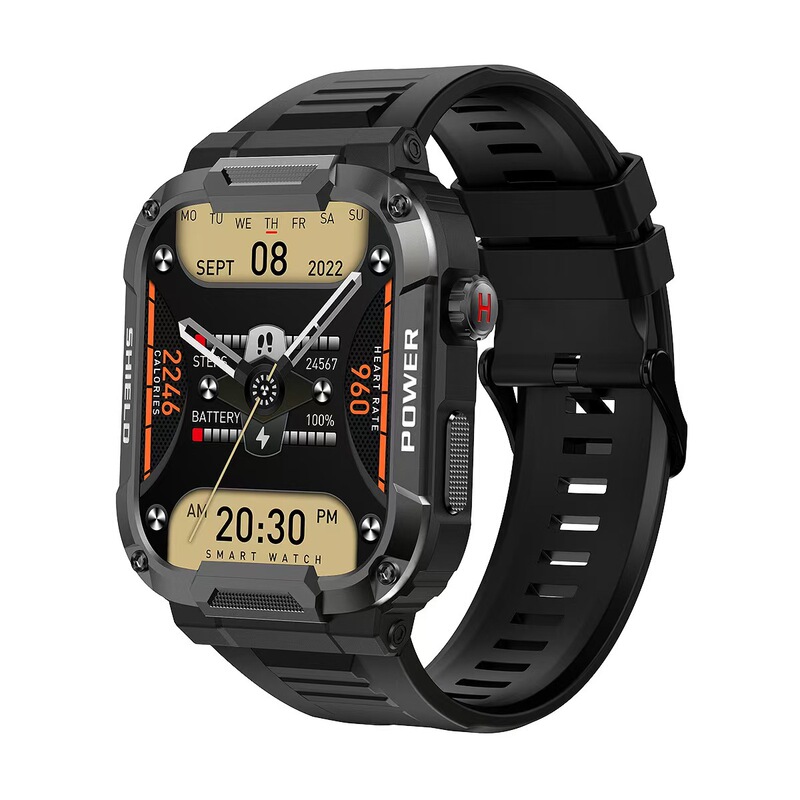 Outdoor S6 Smart Sports Watch Bluetooth Call Heart Rate Health Monitoring High-Definition Large Screen Ip68 Waterproof Mk66