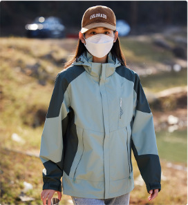 여성모델-짙은 녹색