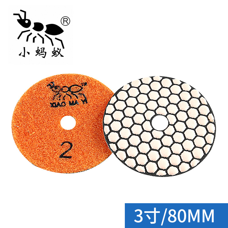 Pequeña hormiga mármol seco molienda pieza granito piedra pulido azulejo biselado recorte artefacto amoladora angular pieza de molienda