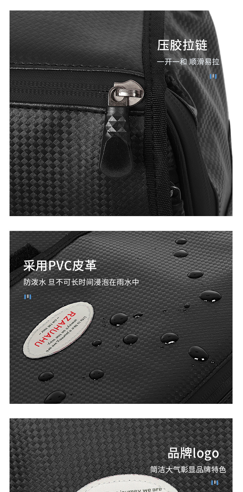 Universal Electric Bicycle Rear Seat Bag Storage Bag Rear Tail Bag Battery Car Helmet Storage Hanging Bag Trunk Bag