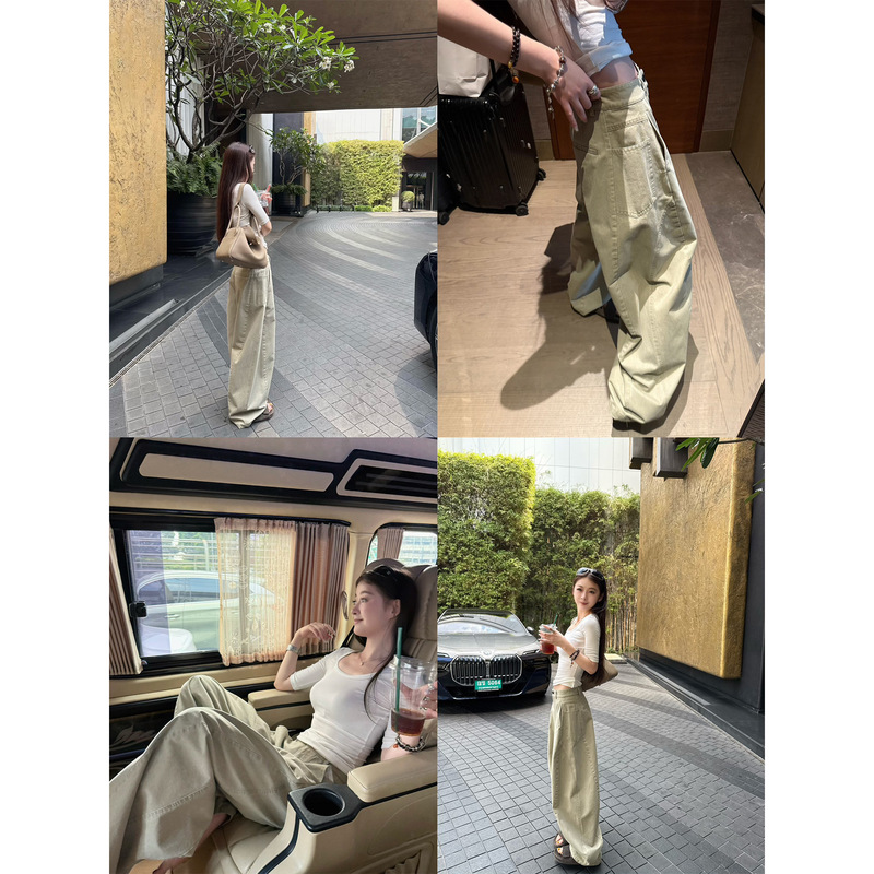 4752 #   Here Yaya Shop Sweet Cookies Never Get Old, Heavy-Duty Color-Dyed Workwear Pants with a Relaxed Feel