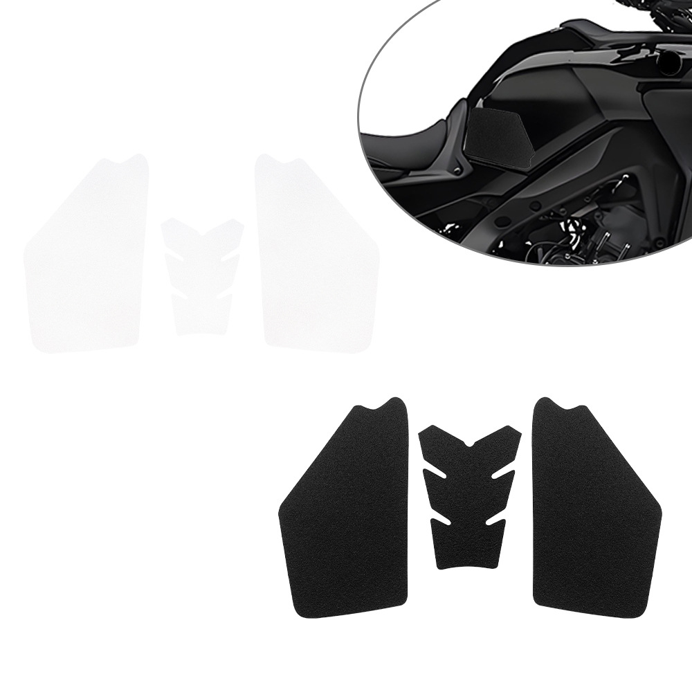 Aplicable a Yamaha TRACER9 GT 21 - motocicleta adhesivo de tanque de combustible protector adhesivo esmerilado adhesivo anti-rascar y modificación adhesivo de hueso de pez