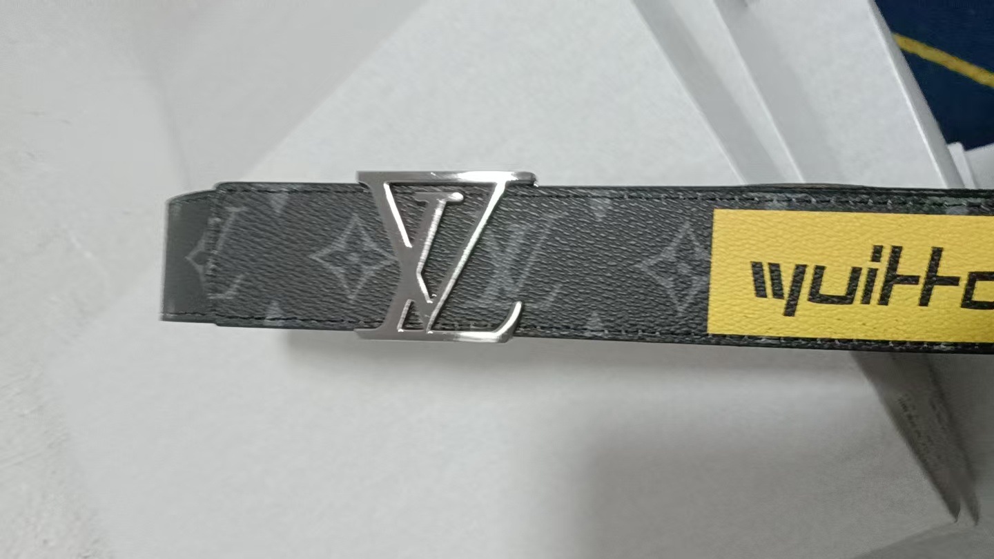 Louis Vuitton LV Shape Belt Monogram Eclipse