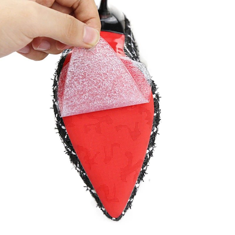 Наклейка на подошву, сухожилие, нескользящая износостойкая стелька на высоком каблуке, защитная пленка, подошва без вырезов, обувь, передняя часть стопы, противоскользящая наклейка