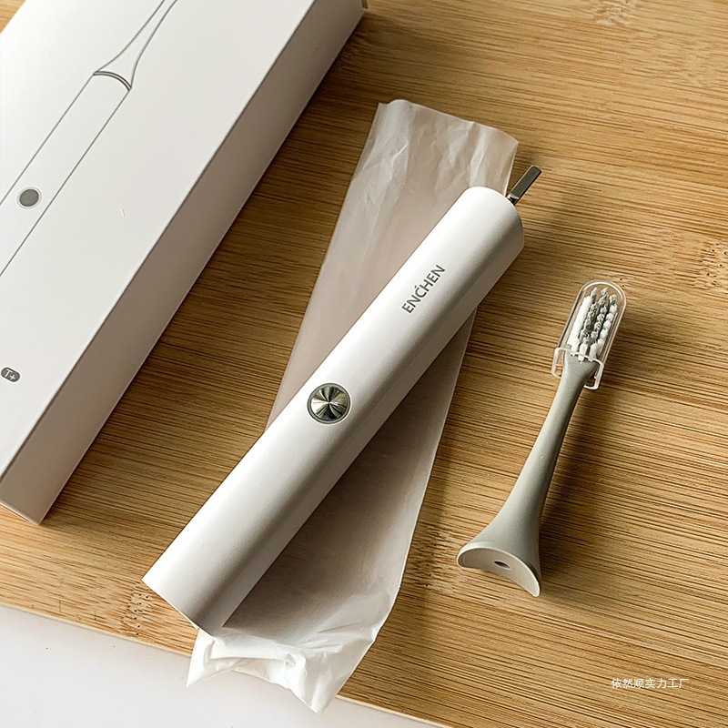 Electric Toothbrush Adult Rechargeable Fully Automatic Sonic Fine Soft Bristles Male and Female Students Set New Tail Goods