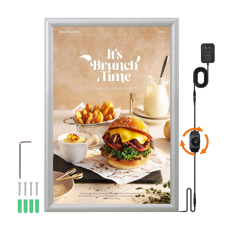 Cross-Border Photo Frames, Catering Poster Frames, Advertising Frames, Picture Frames, Front-Opening Aluminum Alloy Led Ultra-Thin Light Boxes for Export Cross-Border Photo Frames, Catering Poster Frames, Advertising Frames, Picture Frames, Front-Opening Aluminum Alloy Led Ultra-Thin Light Boxes for Export
