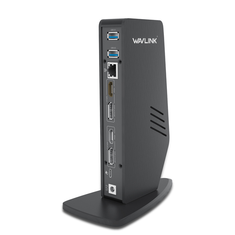 Wavlink USB 3.0 Neutral Laptop Docking Station 5K/4K@60Hz Dual Display