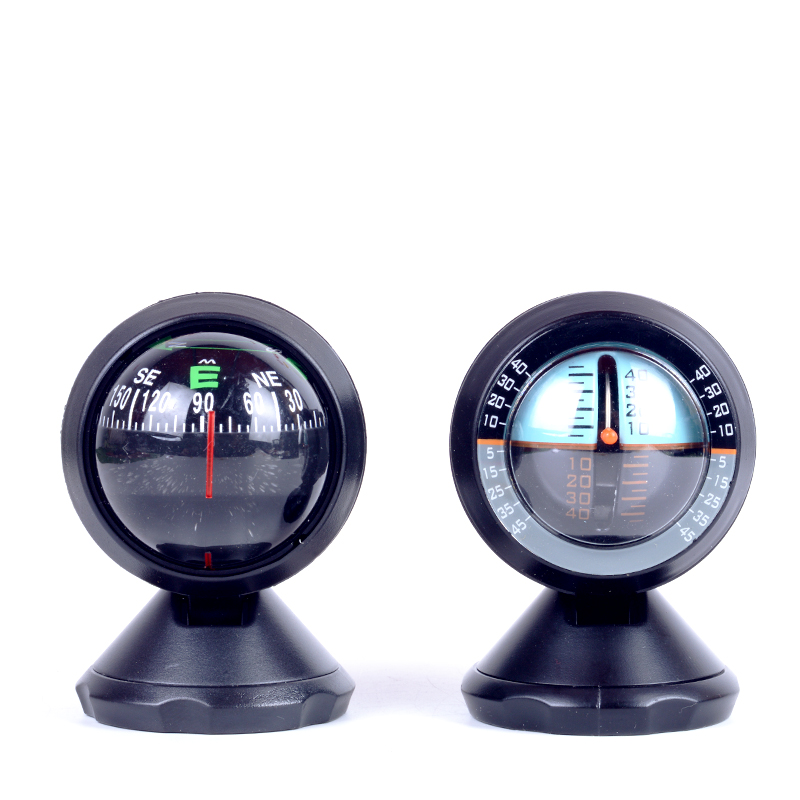 Car Thermometer compass commercial climbing ball high precision compass car backpack motorcycle camping camp