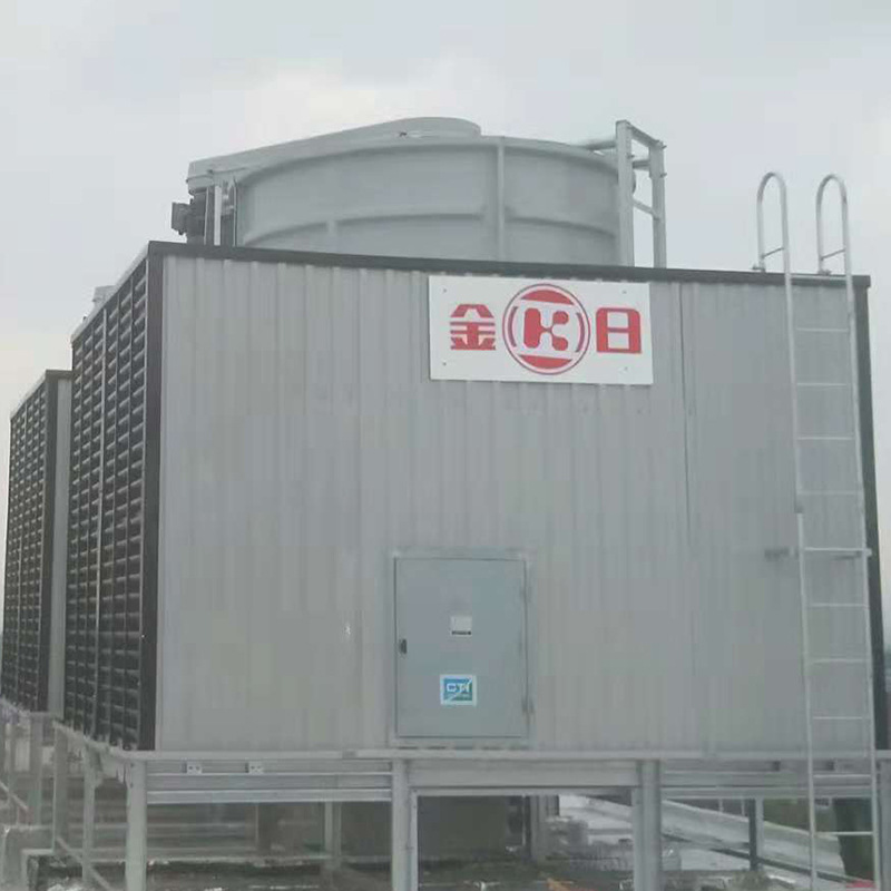 上海金日冷却塔 KST-200玻璃钢圆形水塔渠道直供原厂正品换热节能