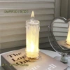 Realistic candle light, with base