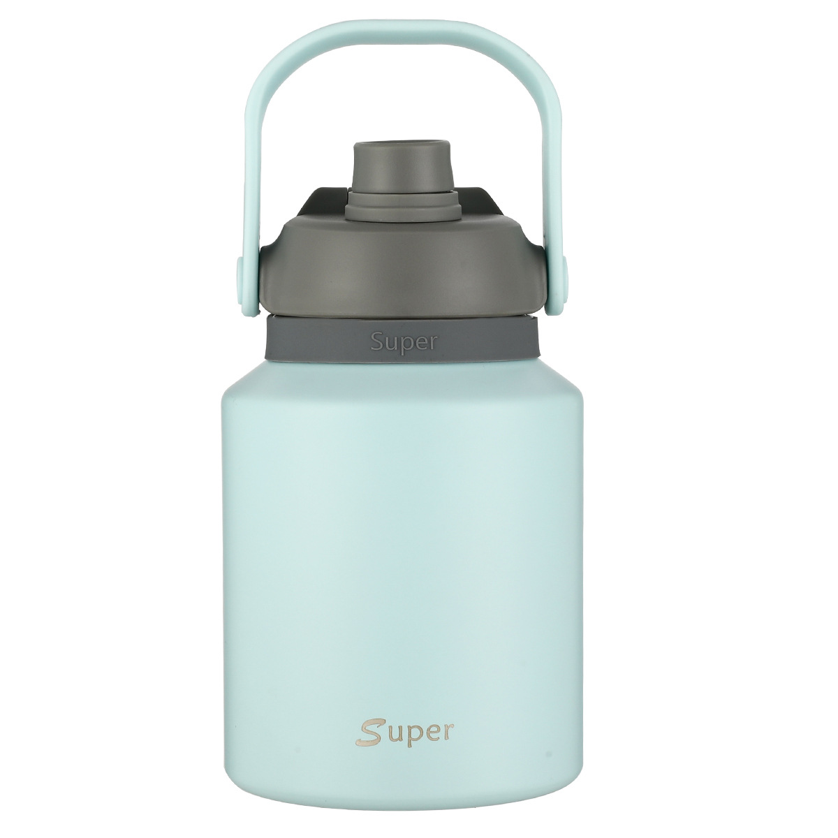 Botella de Agua Aislada 2023, Termo Portátil de Acero Inoxidable para Exteriores, para Agua Fría y Caliente, con Pajita, Específica para Camping