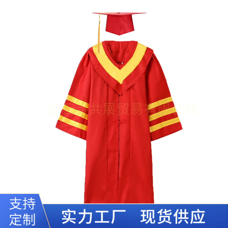 Dean's clothing full set of high-end president's clothing university national standard tutorial clothing university graduation dress degree clothing manufacturers