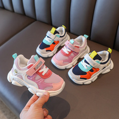 子供靴、子供スポーツシューズ、通気性のあるベビーシューズ、2025春秋の新作軽底機能靴、男の子と女の子向けの卸売