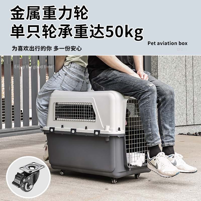 Nuevo transfronterizo 307 con varilla de tracción Air China Air Box fuera del coche de alquiler de gran tamaño mascota perro gato