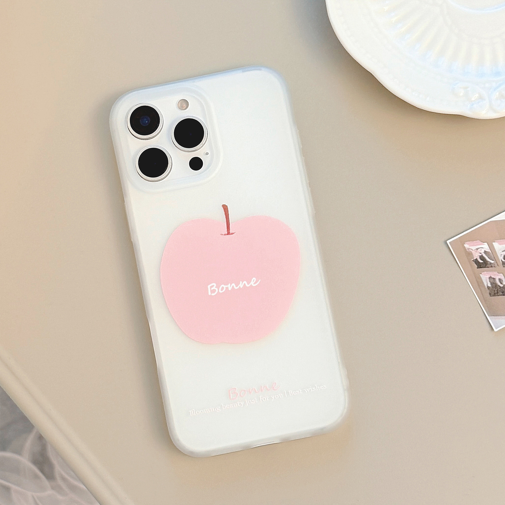 Funda Rosa para iPhone 16, 15 Pro Max, Estilo Zhao Lusi, iPhone 17, Estilo Coreano, 13, Estilo Fresco, 11, Suave. image 5