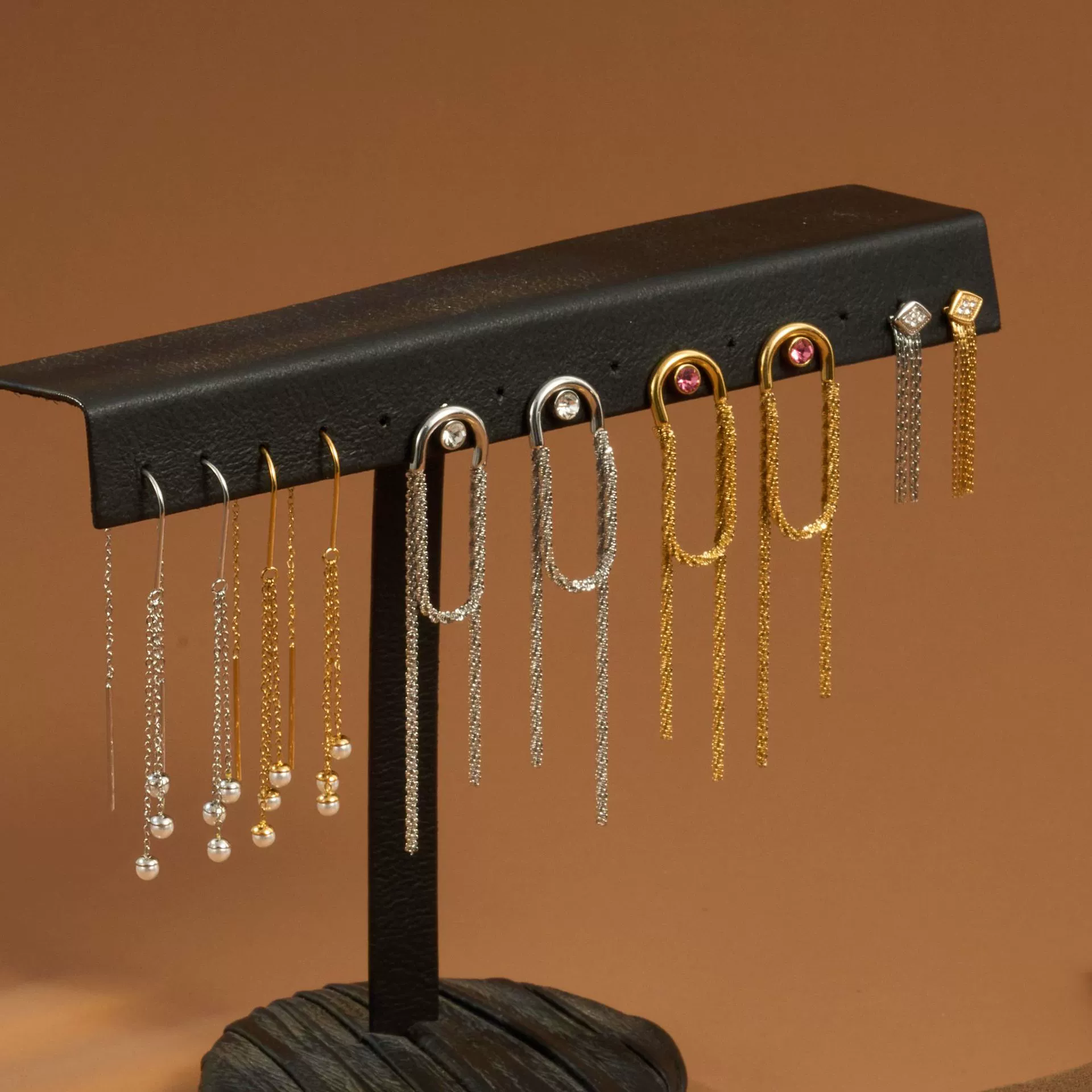Ear clips stainless steel, earrings, french style, does not fade, gold and silver