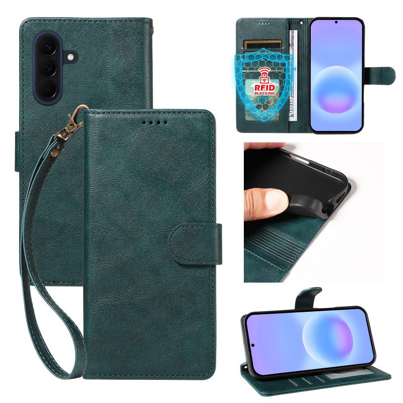 Suitable for Samsung A52 Wallet-Style A42 Card Holder Leather Case A32 Stand Rfid Anti-Theft Protection A12 Protective Case A71 5g Suitable for Samsung A52 Wallet-Style A42 Card Holder Leather Case A32 Stand Rfid Anti-Theft Protection A12 Protective Case A71 5g