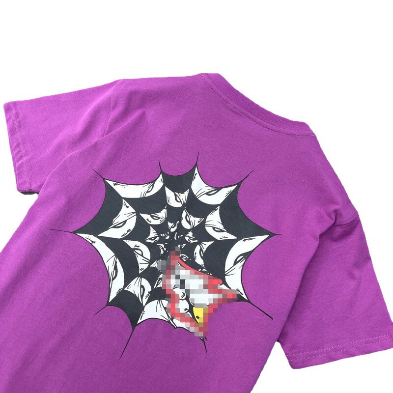 Correct Version of Chrome Hearts22Ss Mattyboy Graffiti Spider Web Short-Sleeved T-Shirt for Men and Women, Trendy Correct Version of Chrome Hearts22Ss Mattyboy Graffiti Spider Web Short-Sleeved T-Shirt for Men and Women, Trendy