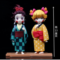 花街編我妻善逸炭治郎伊之助双頭彫刻置物箱入りフィギュア