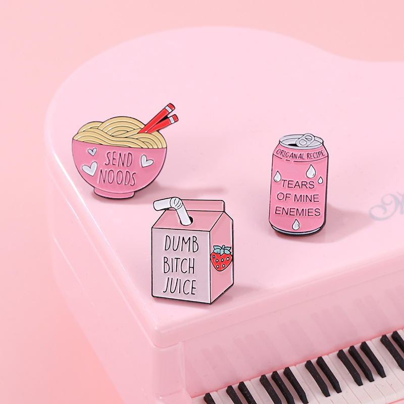 10g Weight Brooches Classification Holiday, Daily Occasion Alloy Material Cartoon Pattern Unisex Gender Stoving Varnish Design Cute Style Cute Pin Cartoon Alloy Stoving Varnish Unisex Brooches 10