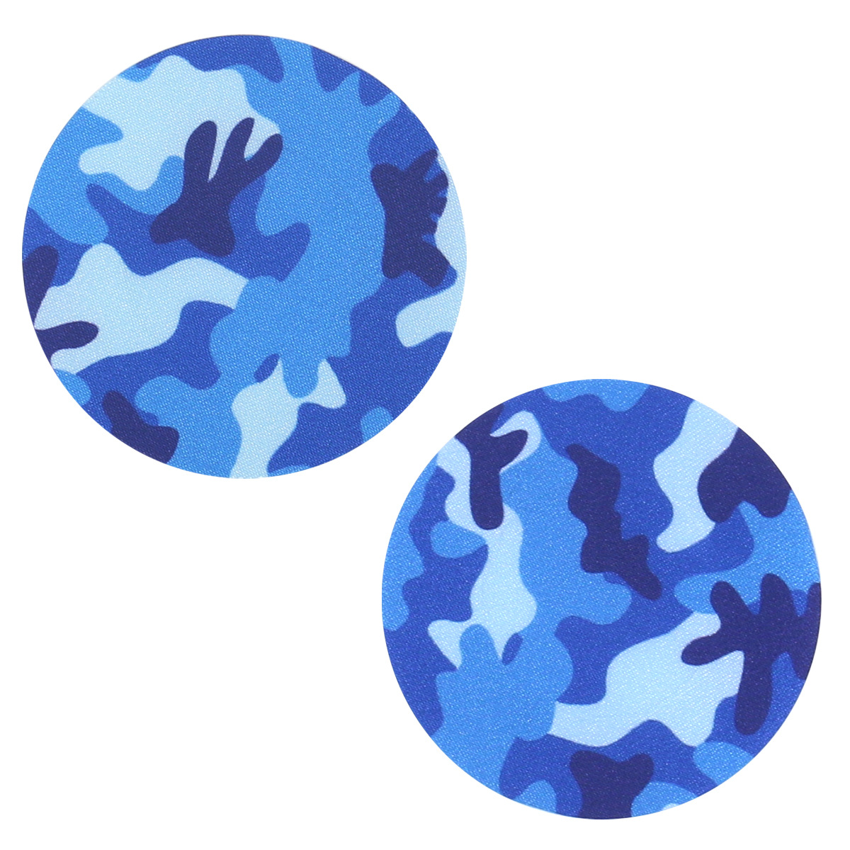 새틴 라운드 네이비 블루 위장