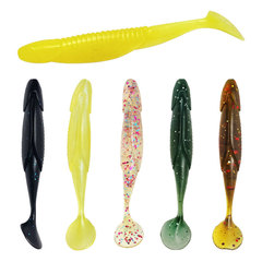 Bionic Lure Multicolor Big T-Tail Soft Plastic Worm 9cm/6g Freshwater/Sea Fishing Artificial Lure Wholesale