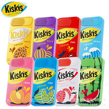 酷滋KisKis无糖薄荷糖21g含片1盒12罐整箱4盒休闲整盒批发接吻糖