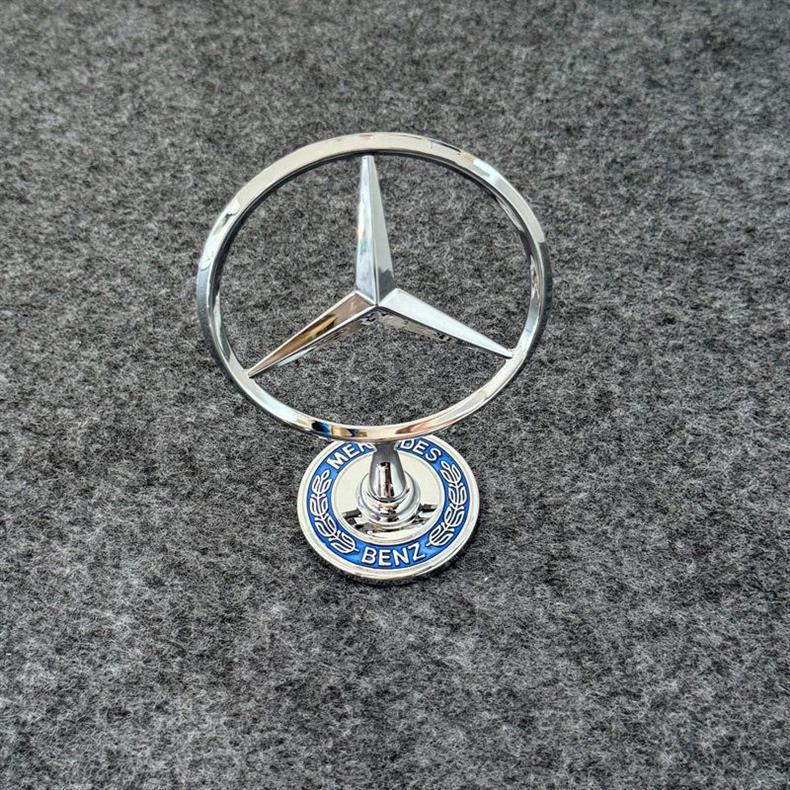 Mercedes-Benz car emblem, A R E C GLC CLA GLE series, front hood metal emblem, Maybach