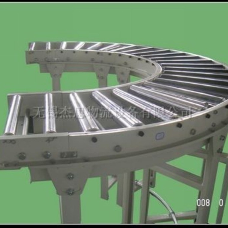 【专业品质】厂家促销无动力锥形钢制镀锌滚筒输送机