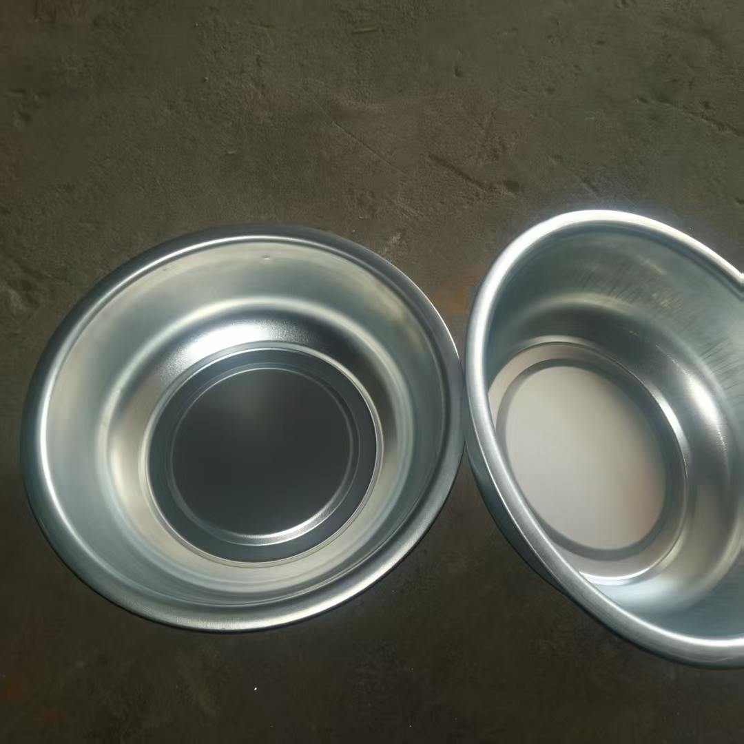 Cubeta Galvanizada Doméstica 30 cm de Metal Multifuncional para Uso Comercial