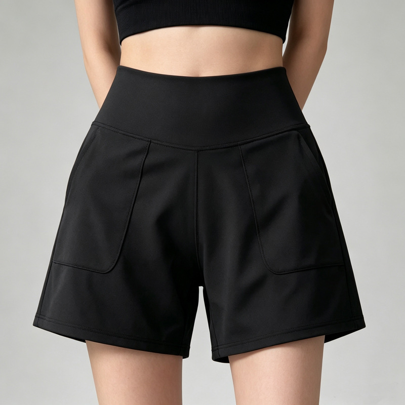 Summer Sports Shorts for Women, Slimming, High-Waisted, Slim-Fit, Yoga, Running, Casual Workwear Shorts, Fitness, Loose, Breathable, Women's
