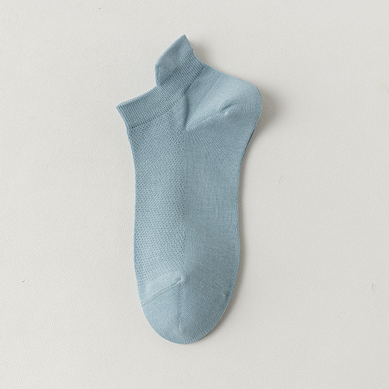 Calcetines, calcetines de algodón, calcetines de barco de mujer, calcetines de algodón de malla delgada de verano, calcetines de mujer sin hueso.