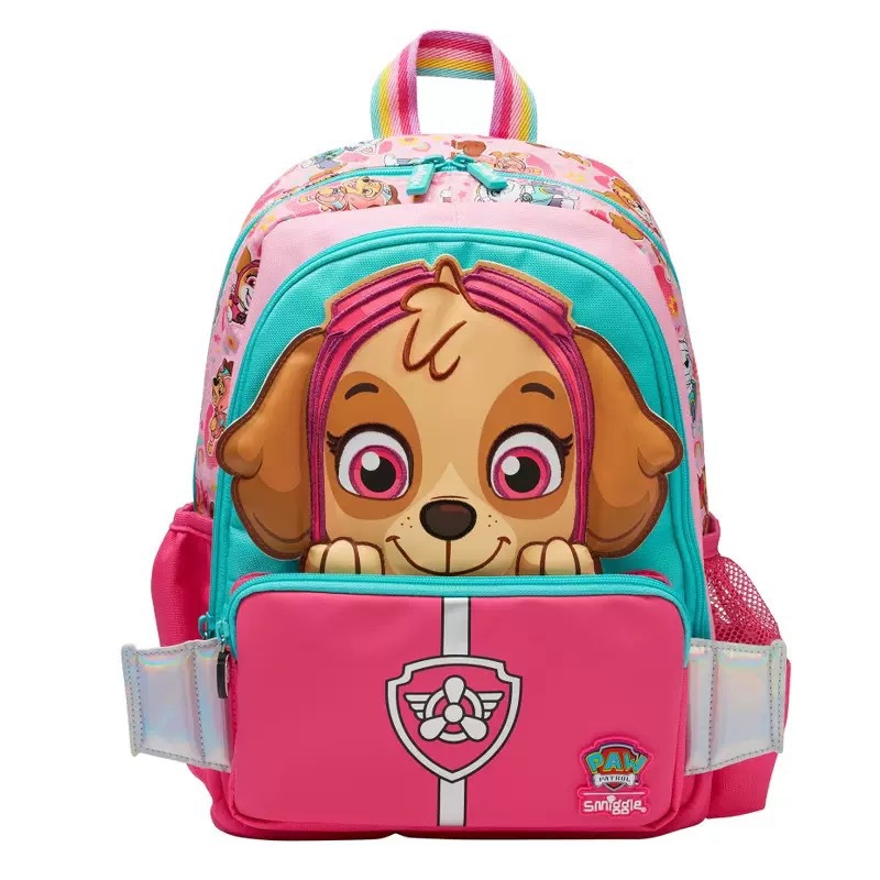 Australia Smiggle caricatura mochila de tamaño medio jardín de infantes mochila de hombro 3D con sombrero de caricatura