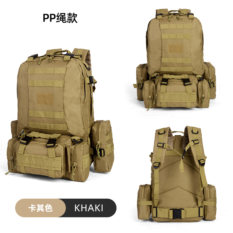 メーカー卸売多機能コンビネーション登山バッグアウトドア旅行ハイキングショルダースポーツバックパックミリタリーカモフラージュタクティカルバッグ